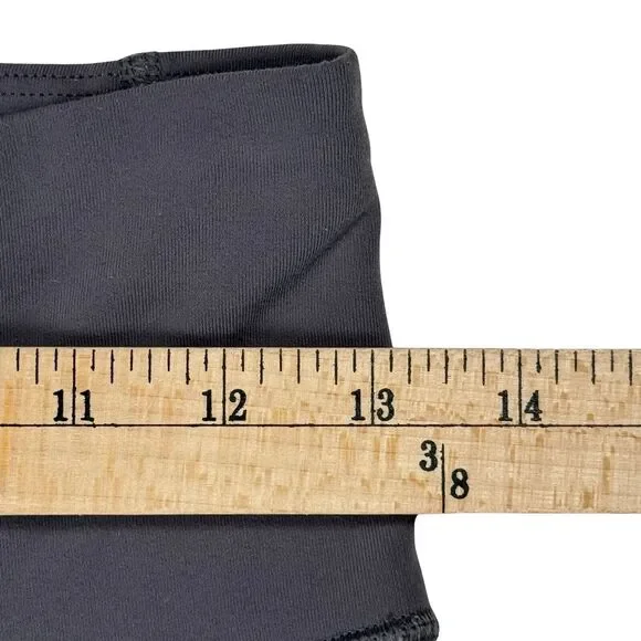 Athleta Relay Capri Pants Gray Size XS High Rise Pockets Workout - Picture 6 of 10